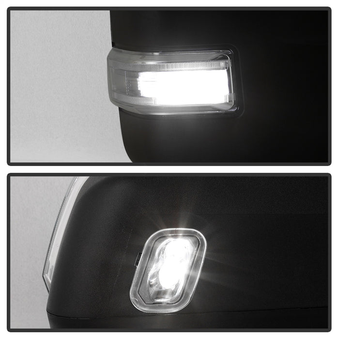 Spyder Auto 9943072 Power Heated LED Signal Telescoping Mirrors; Set; Clear; - Truck Part Superstore