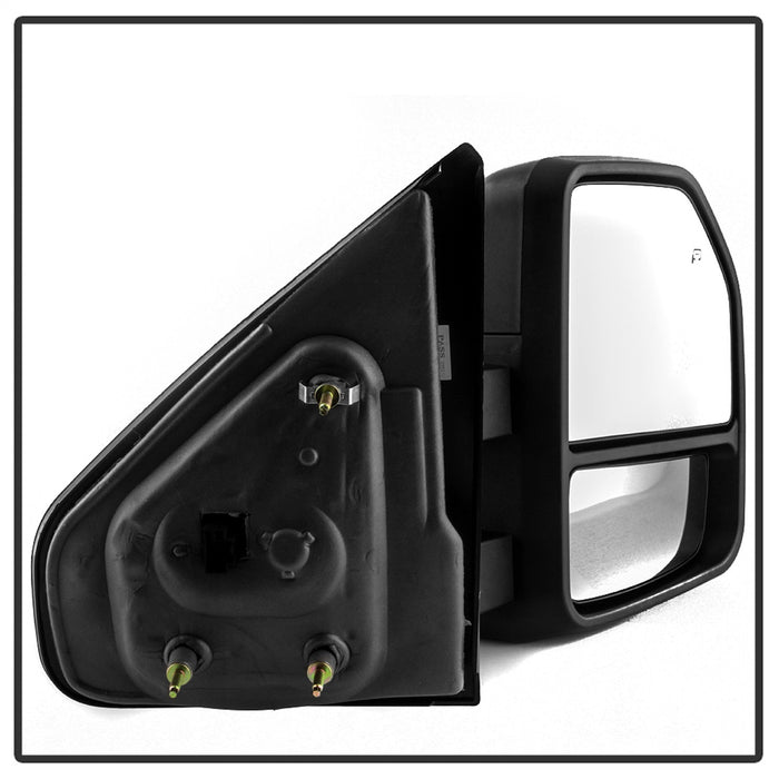 Spyder Auto 9943089 Power Heated LED Signal Telescoping Mirrors; Set; Smoke; - Truck Part Superstore