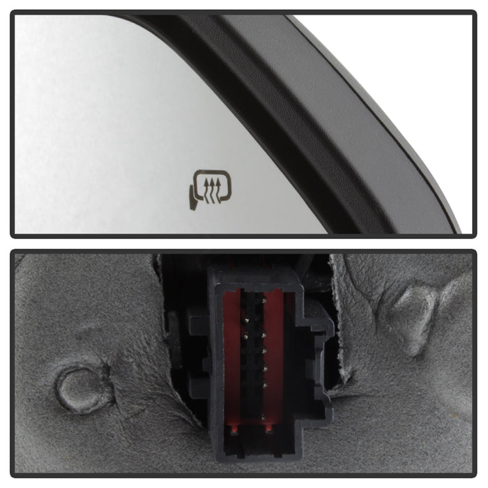 Spyder Auto 9943089 Power Heated LED Signal Telescoping Mirrors; Set; Smoke; - Truck Part Superstore