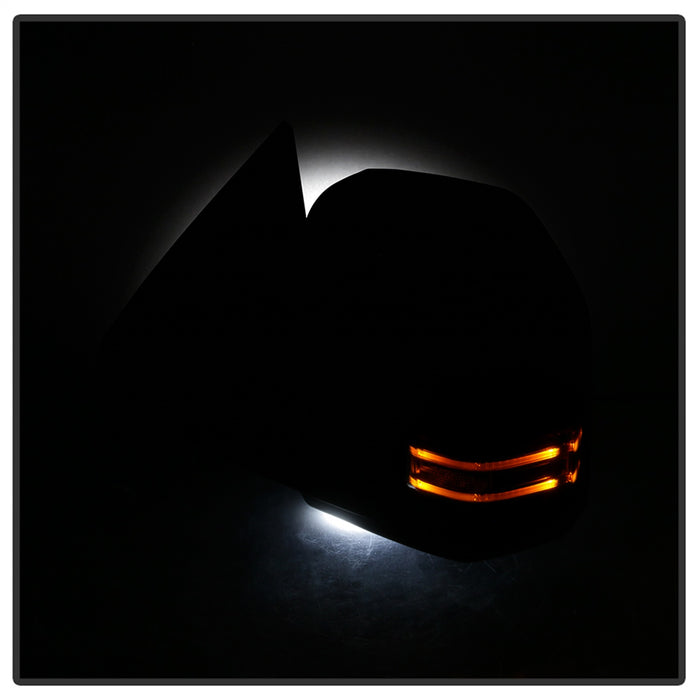 Spyder Auto 9943089 Power Heated LED Signal Telescoping Mirrors; Set; Smoke; - Truck Part Superstore
