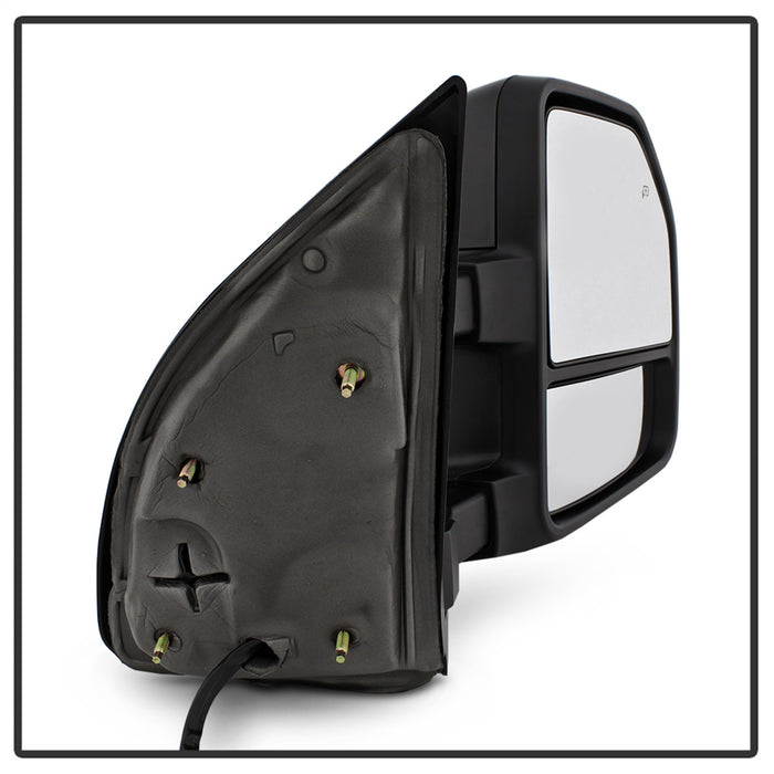 Spyder Auto 9943096 Power Heated LED Signal Telescoping Mirrors; Set; Smoke; Adjustable; - Truck Part Superstore