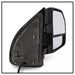 Spyder Auto 9943096 Power Heated LED Signal Telescoping Mirrors; Set; Smoke; Adjustable; - Truck Part Superstore