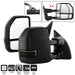 Spyder Auto 9943096 Power Heated LED Signal Telescoping Mirrors; Set; Smoke; Adjustable; - Truck Part Superstore