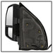 Spyder Auto 9943102 Power Heated LED Signal Telescoping Mirrors; Set; Smoke; - Truck Part Superstore