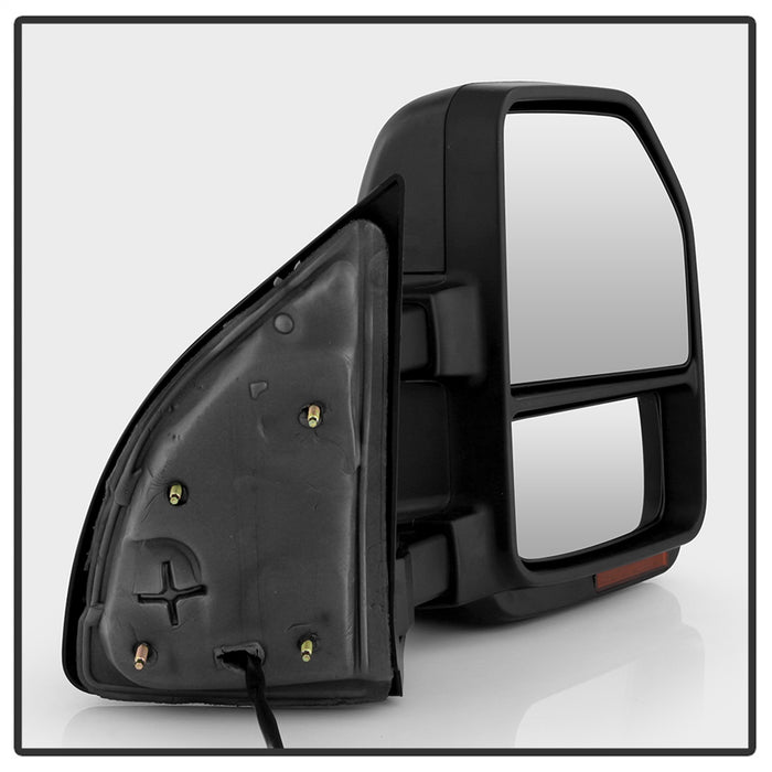 Spyder Auto 9943119 Manual Sequential LED Signal Telescoping Mirrors; Set; Smoke; - Truck Part Superstore