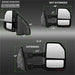Spyder Auto 9943119 Manual Sequential LED Signal Telescoping Mirrors; Set; Smoke; - Truck Part Superstore