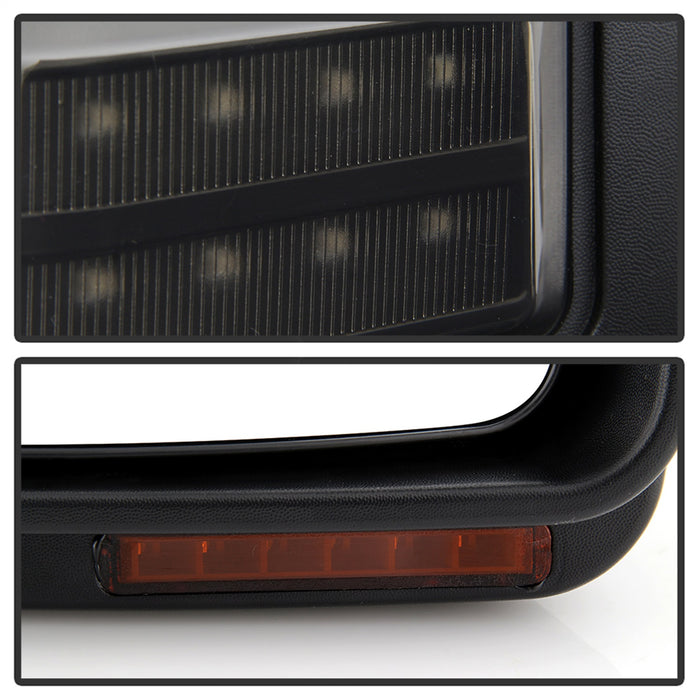 Spyder Auto 9943126 Power Heated Mirror Sequential LED Signal; Set; Smoke; Adjustable; - Truck Part Superstore