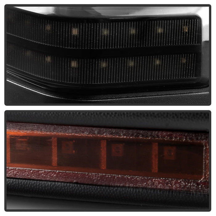Spyder Auto 9943157 Power Heated Sequential LED Signal Telescoping Mirrors; Set; Smoke; - Truck Part Superstore