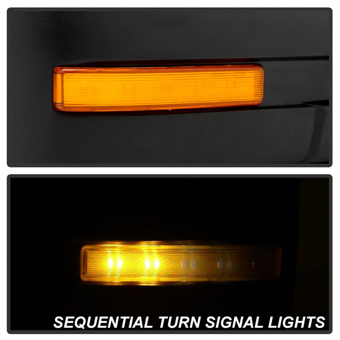 Spyder Auto 9943164 Power Heated Sequential LED Signal Mirror; OEM; Set; Amber; - Truck Part Superstore