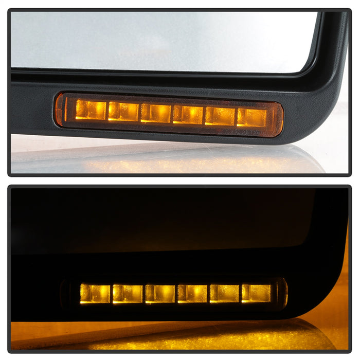 Spyder Auto 9943164 Power Heated Sequential LED Signal Mirror; OEM; Set; Amber; - Truck Part Superstore