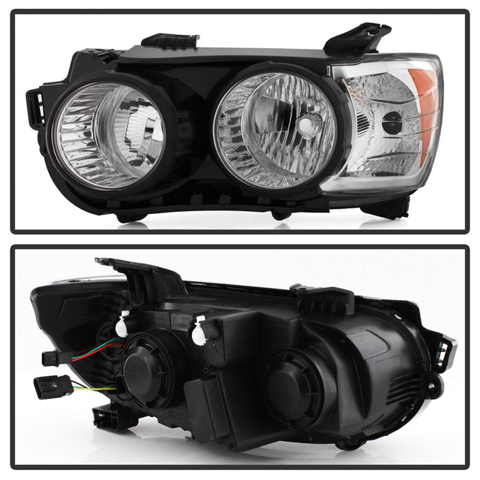 Spyder Auto 9943188 Halogen Headlight; Driver(LH) Side; Black; Left; - Truck Part Superstore