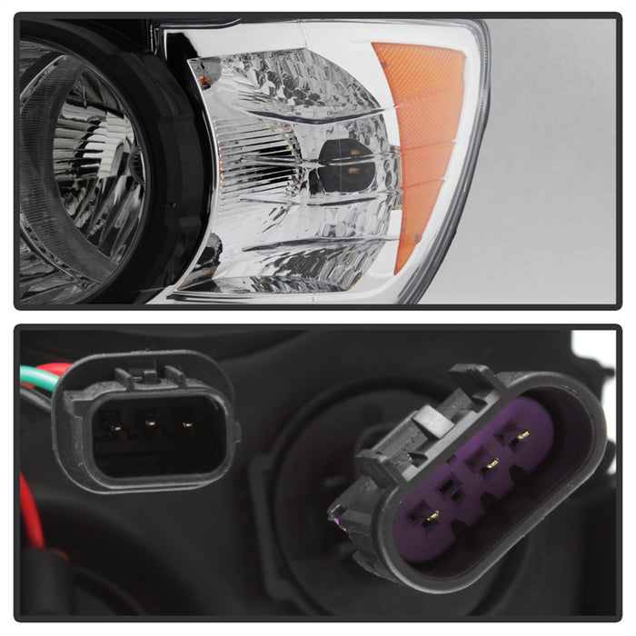 Spyder Auto 9943188 Halogen Headlight; Driver(LH) Side; Black; Left; - Truck Part Superstore