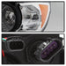 Spyder Auto 9943188 Halogen Headlight; Driver(LH) Side; Black; Left; - Truck Part Superstore