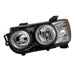 Spyder Auto 9943188 Halogen Headlight; Driver(LH) Side; Black; Left; - Truck Part Superstore