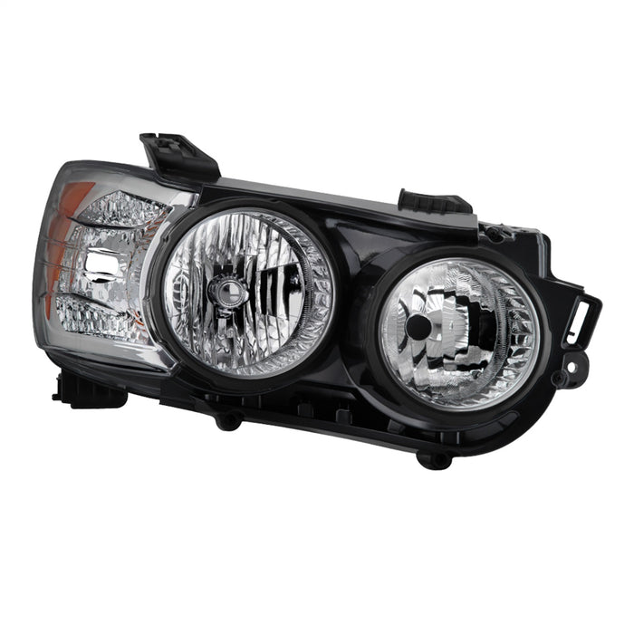 Spyder Auto 9943195 Halogen Headlight; Passenger(RH) Side; Black; Right; - Truck Part Superstore