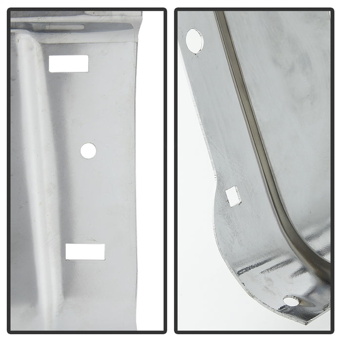 Spyder Auto 9947360 Rear Bumper Cap End; Chrome; w/o Sensor Hole; - Truck Part Superstore