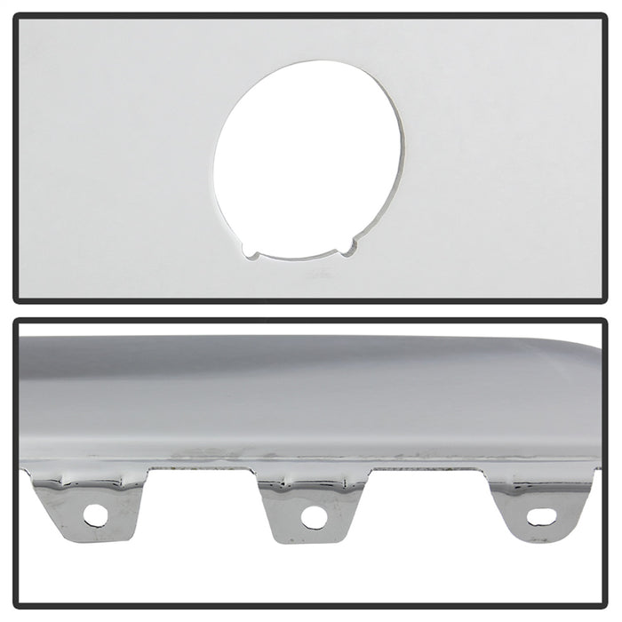 Spyder Auto 9947377 Rear Bumper Cap End; Chrome; w/Sensor Hole; - Truck Part Superstore