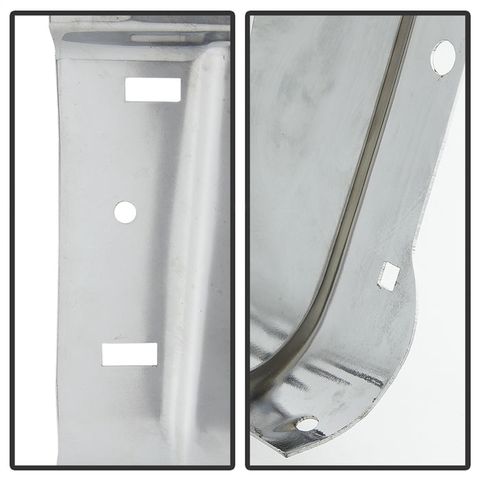 Spyder Auto 9947377 Rear Bumper Cap End; Chrome; w/Sensor Hole; - Truck Part Superstore