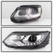 Spyder Auto 9948527 DRL LED Projector Headlights - Truck Part Superstore