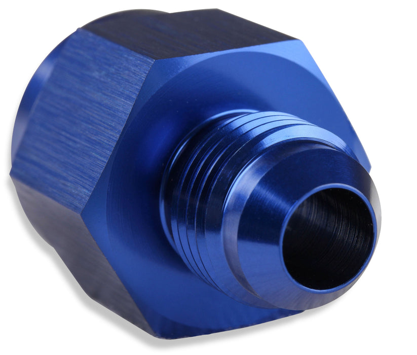 Mr Gasket 995008 Flare Reducer; -10AN Female x -8AN Male; Anodized Blue; - Truck Part Superstore