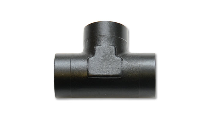 Vibrant Performance 10872 Female Flare Tee Adapter; Size: -6AN; 6061 Aluminum; Anodized Black; - Truck Part Superstore