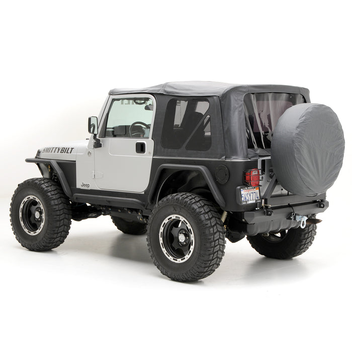 Smittybilt 9970235 Soft Top 97-06 Wrangler TJ OEM Replacement W/Tinted Windows Black Diamond Smittybilt - Truck Part Superstore