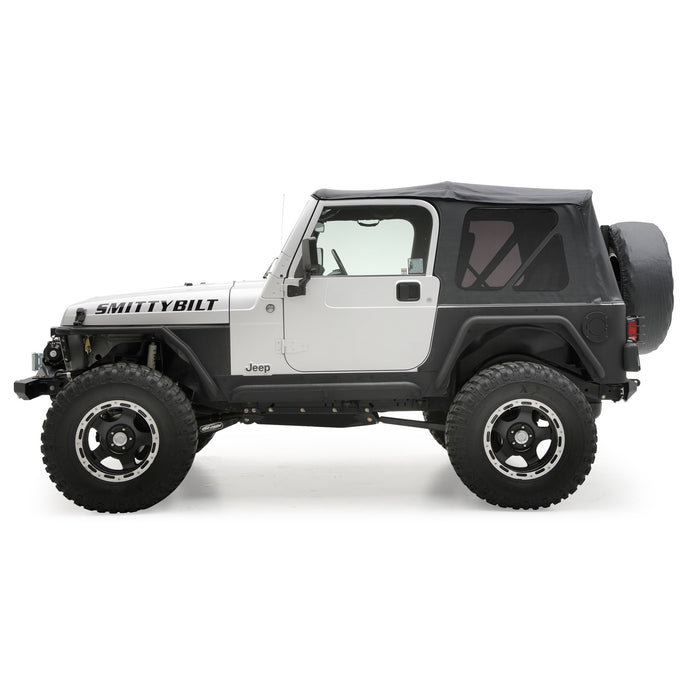 Smittybilt 9971235 Jeep TJ Replacement Soft Top w/Tinted Windows 1997-2006 Wrangler TJ Black Diamond Smittybilt - Truck Part Superstore