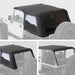 Smittybilt 9973235 Bowless Soft Top Combo 97-06 Wrangler TJ OEM Replacement W/Tinted Windows Black Diamond Smittybilt - Truck Part Superstore