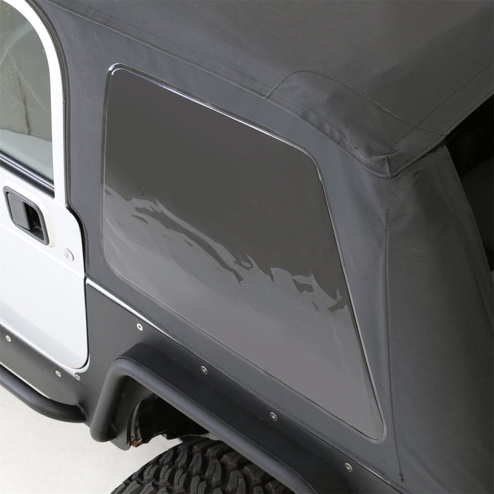 Smittybilt 9973235 Bowless Soft Top Combo 97-06 Wrangler TJ OEM Replacement W/Tinted Windows Black Diamond Smittybilt - Truck Part Superstore