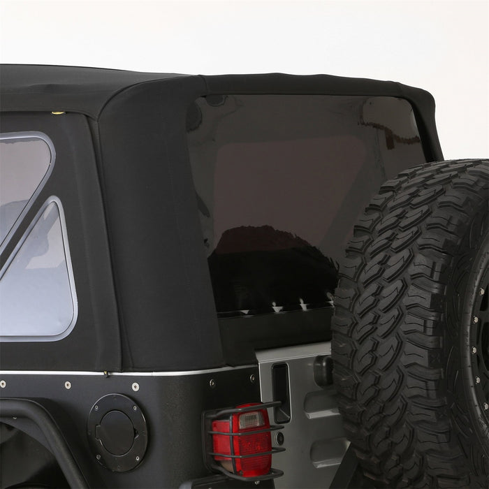 Smittybilt 9974235 Soft Top Premium Canvas 97-06 Wrangler TJ OEM Replacement W/Tinted Windows Black Diamond Smittybilt - Truck Part Superstore