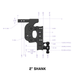 GEN-Y Hitch GH-1426 The BOSS TORSION-FLEX 2" Shank 17.5" Drop 1.7K TW 16K Hitch Dual-Ball Pintle - Truck Part Superstore