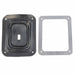 SpeedFx 9986 Universal 5-1/2  X 6-3/4 In Rectangle With 5-1/4 X 6-1/2 In Steel Mounting Plate - Truck Part Superstore