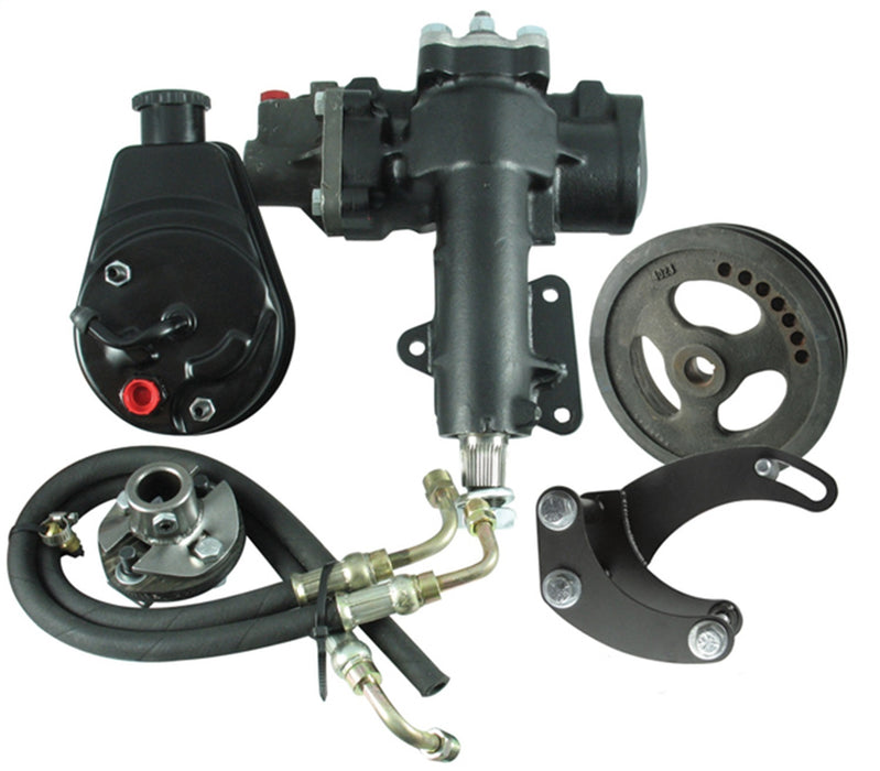 Borgeson 999016 Power Steering Conversion Kit; 63-66 Corvette; SBC/SWP; Delphi 600; 12.7:1 ratio - Truck Part Superstore