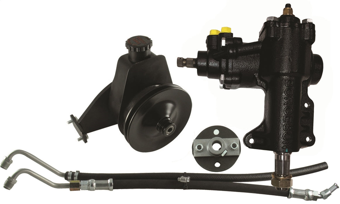 Borgeson 999027 P/S Conversion Kit; Fits 68-70 Mustang with Manual Steering and 200/250 Inline 6 - Truck Part Superstore