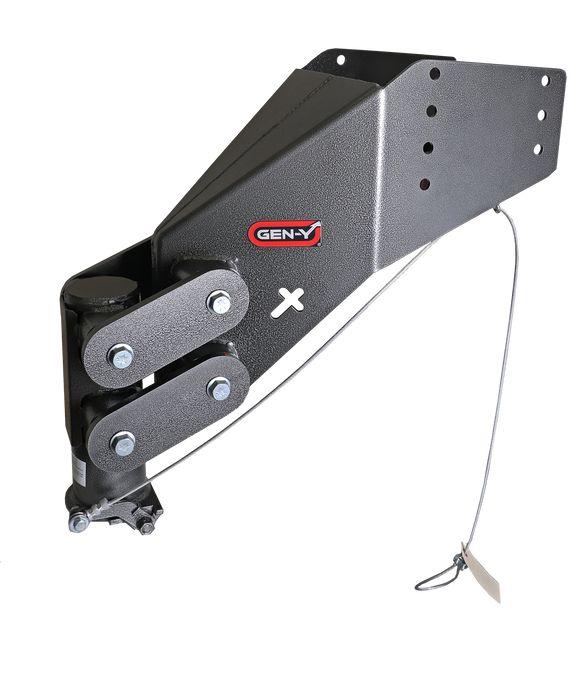 GEN-Y Hitch GH-8056AL EXECUTIVE TORSION-FLEX AL Rhino 5th Pin Box Goose 2 5/16" Coupler 2K-4.5Kpin 24K - Truck Part Superstore