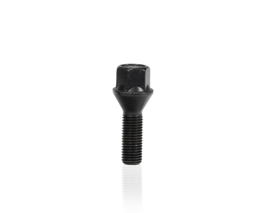 Eibach Springs S1-1-12-50-30-17-B Wheel Bolt M12 x 1.5 x 30mm x 17mm Hex Taper-Seat Black Finish - Truck Part Superstore