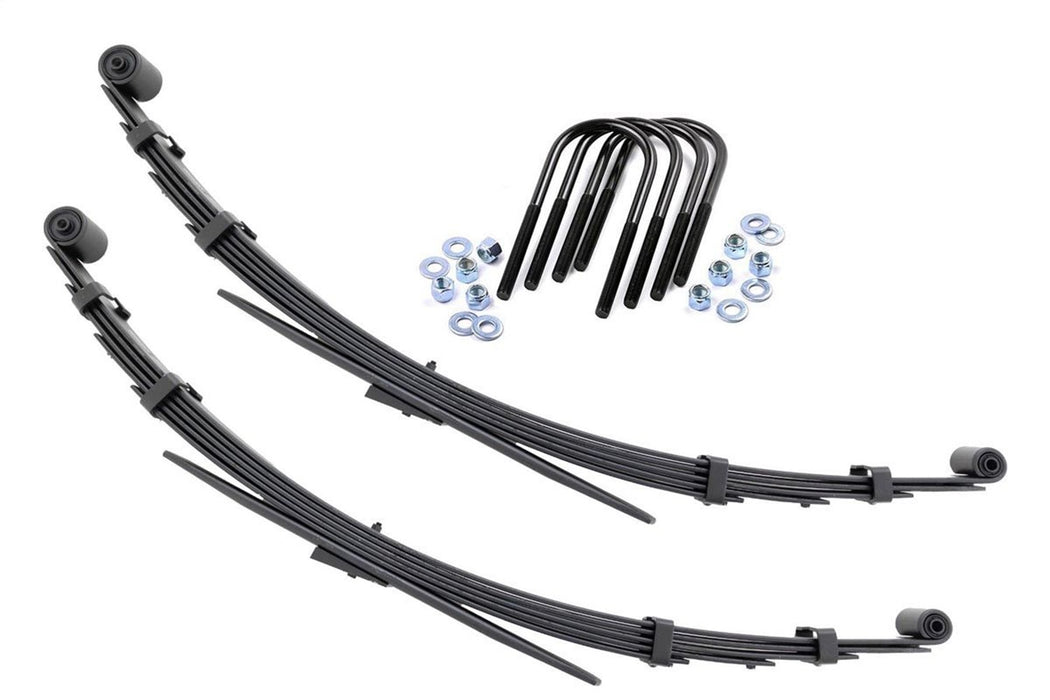Rough Country 8023Kit Rear Leaf Springs 3 Inch Lift Pair 74-90 Jeep Grand Wagoneer/J10 Truck/J20 Truck/Wagoneer 4WD Rough Country - Truck Part Superstore
