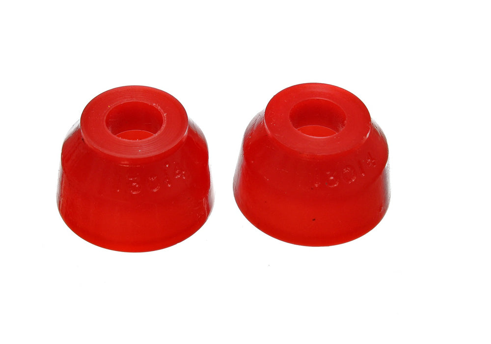 Energy Suspension 9.13131R Tie Rod Dust Boot; Red; Round Style; 2 Pack; - Truck Part Superstore