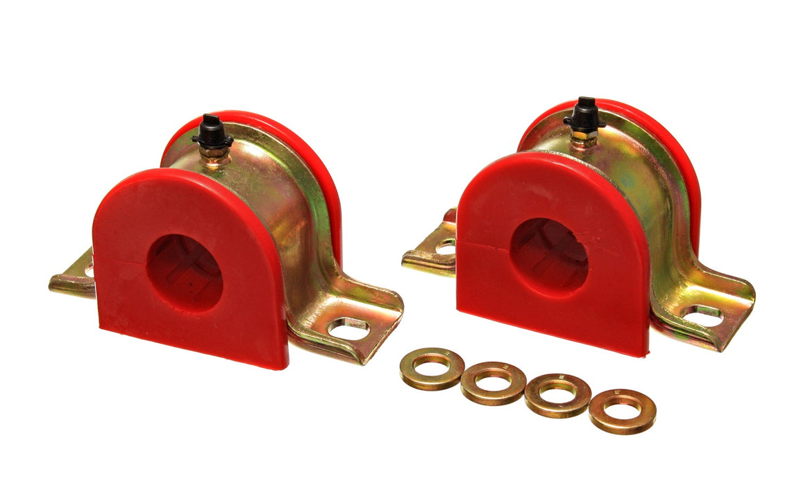 Energy Suspension 9.5180R Universal Sway Bar Bushing Set; Red; 1 in. Dia.; Performance Polyurethane; - Truck Part Superstore