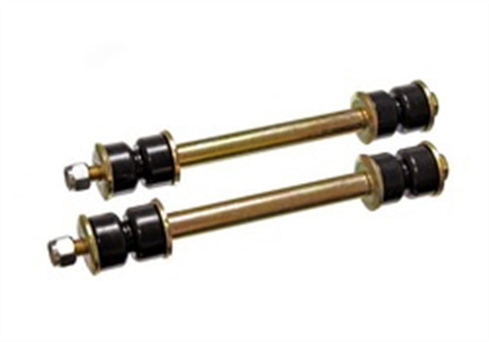 Energy Suspension 9.8121G Fixed Length End Link Set; Black; L-4.5 in.; - Truck Part Superstore