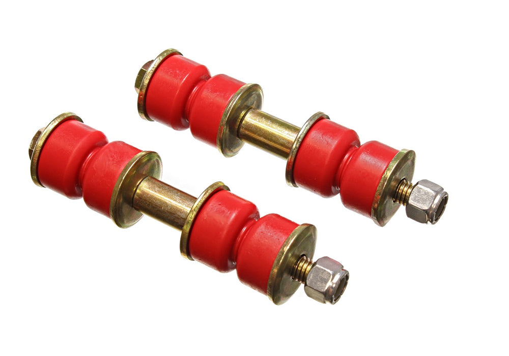 Energy Suspension 9.8122R Fixed Length End Link Set; Red; L-1 in.; - Truck Part Superstore