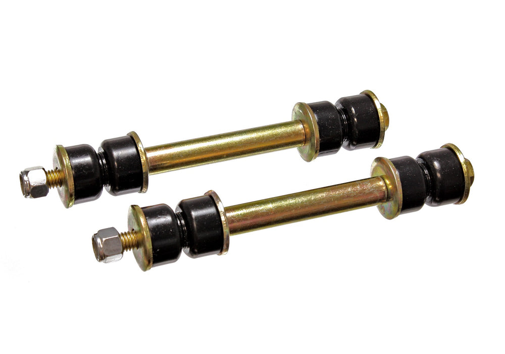 Energy Suspension 9.8124G Fixed Length End Link Set; Black; L-3 9/16 in.; - Truck Part Superstore