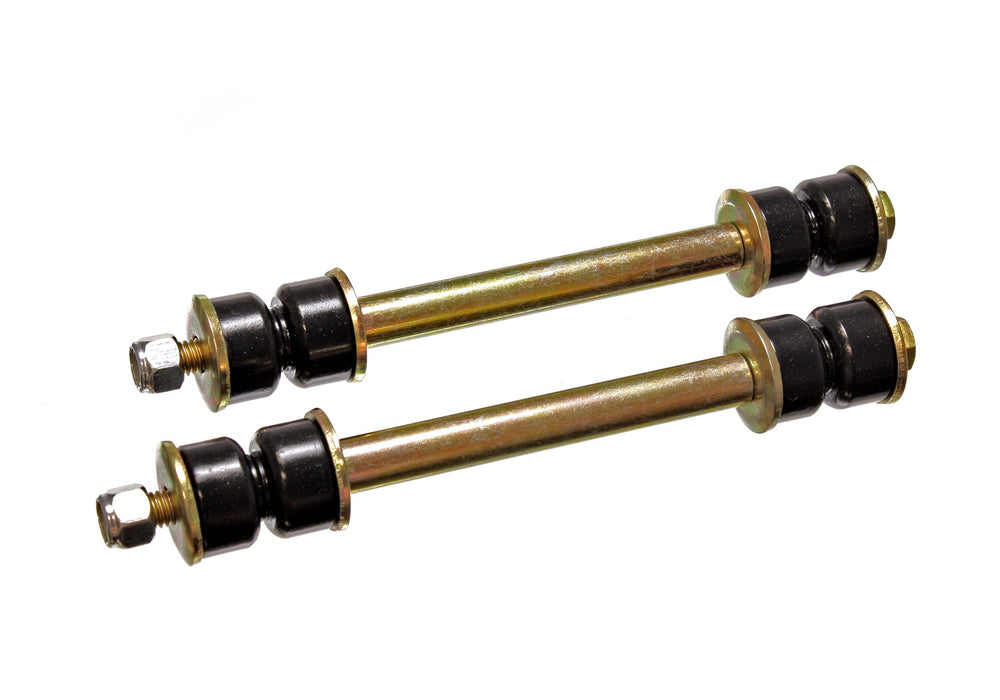 Energy Suspension 9.8149G Fixed Length End Link Set; Black; L-4.25 in.; - Truck Part Superstore