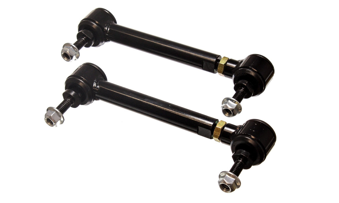 Energy Suspension 9.8172G Pivot-Style Adjustable End Links; Black; Rear; End Link; 6 3/4 in. - 7 3/4 in.; - Truck Part Superstore