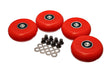 Energy Suspension 9.9171R Creeper Wheel; Red; 2 3/8 in./60mm; Qty 4; - Truck Part Superstore