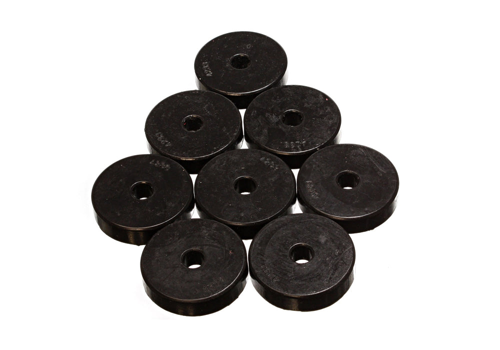 Energy Suspension 9.9528G Universal Leaf Spring Pad; Black; 2 9/32 in. OD x 7/16 in. ID x 1/2 in. H; - Truck Part Superstore