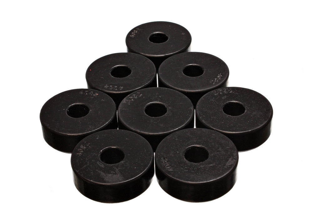 Energy Suspension 9.9529G Universal Leaf Spring Pad; Black; 1 15/16 in. OD x 9/16 in. ID x 21/32 in. H; - Truck Part Superstore