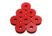 Energy Suspension 9.9529R Universal Leaf Spring Pad; Red; 1 15/16 in. OD x 9/16 in. ID x 21/32 in. H; - Truck Part Superstore