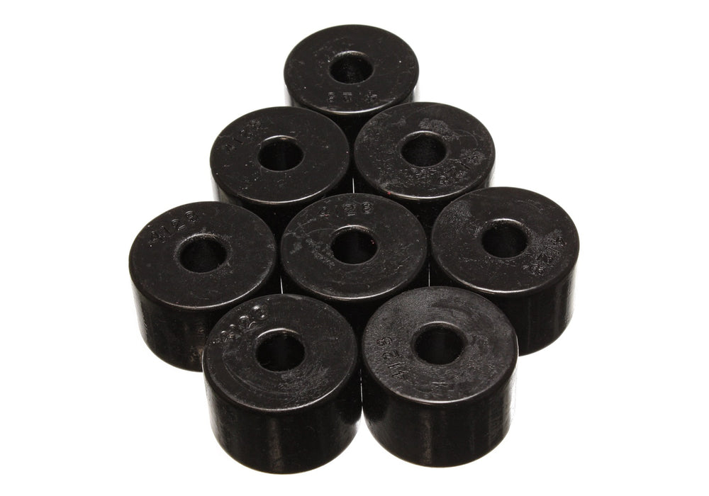 Energy Suspension 9.9532G Universal Leaf Spring Pad; Black; 1 7/8 in. OD x 9/16 in. ID x 1 5/16 in. H; - Truck Part Superstore