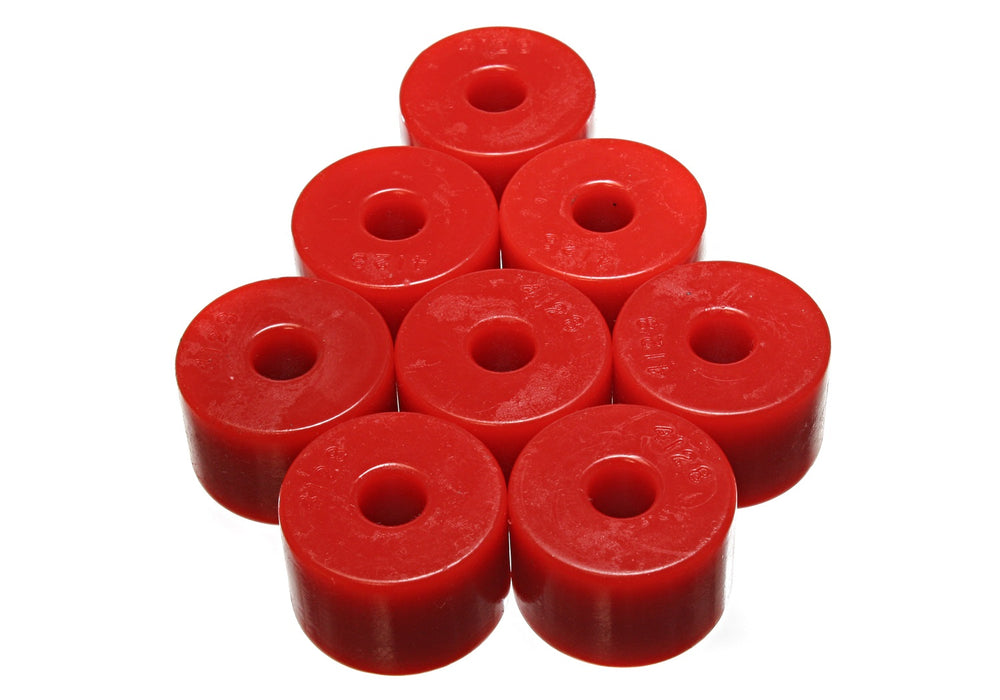 Energy Suspension 9.9532R Universal Leaf Spring Pad; Red; 1 7/8 in. OD x 9/16 in. ID x 1 5/16 in. H; - Truck Part Superstore